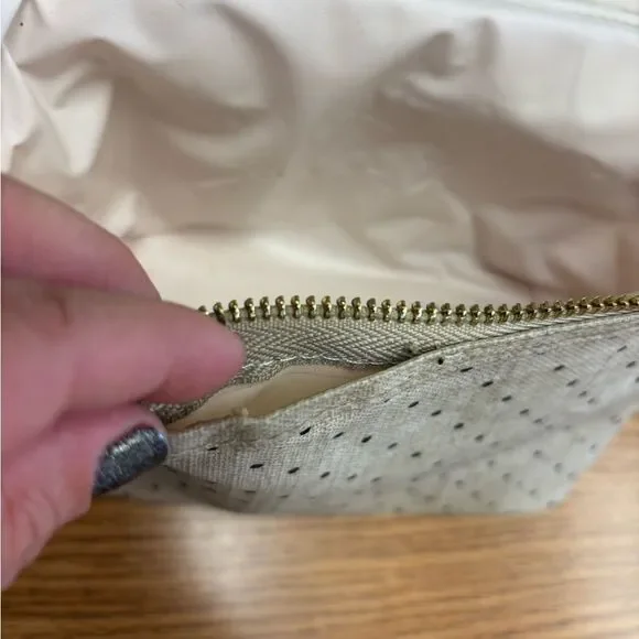 Polka Dot Lunch Bag with Gold Zipper by Kate Spade - Picture 6 of 7